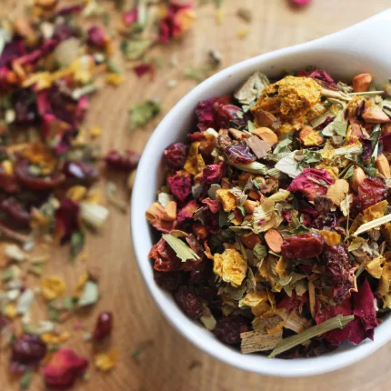 Tisane de plantes, Rose-Cannelle, Fruité